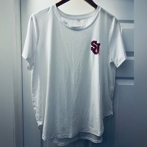 Beyond Yoga White Saint John University Top XL